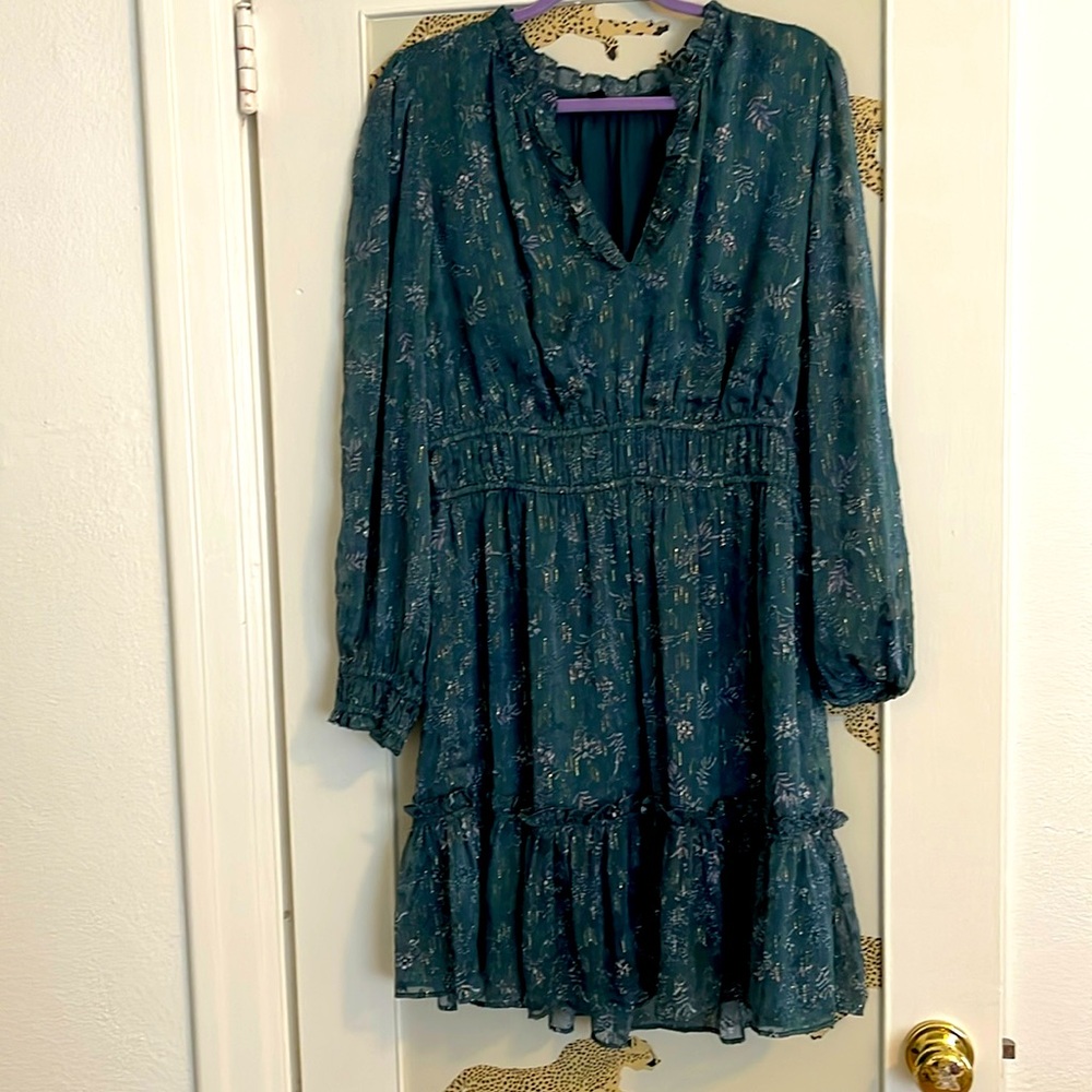 Current air size L green dress 36”  long
